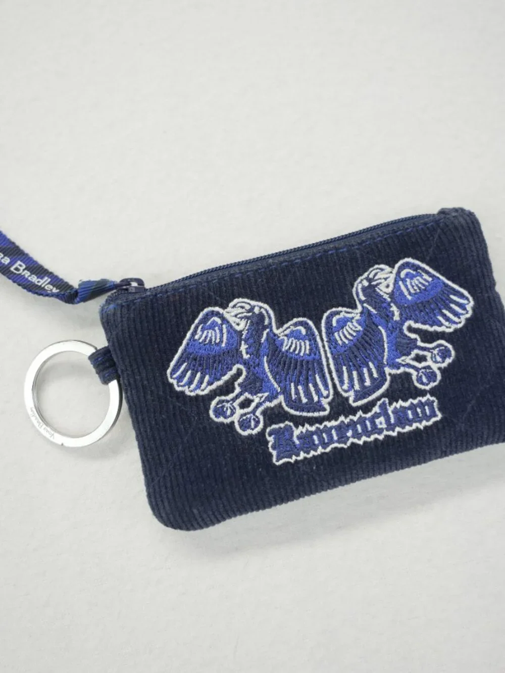 Vera Bradley Harry Potter Ravenclaw Corduroy ID Wallet Key‎ Ring Blue